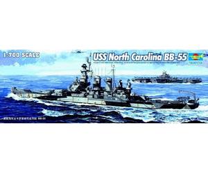1:700 TRUMPETER KIT Uss North Carolina Bb-55 TR05734