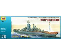 Russian Nuclear Power Missile Cruiser Petr Velikiy 1:700 Plastic Model Kit 9017