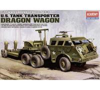 1:72 Academy U.S. Tank Transporte Dragon Wagon Kit ACD13409 Modellino