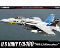 1:72 Academy Usn F/A-18C "Vfa-82 Marauders" Kit ACD12534 Modellino
