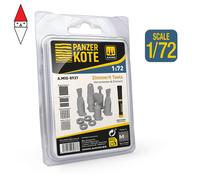 1/72 Ammo Of Mig Jimenez Panzer Kote Zimmerit Tools A.MIG-8937