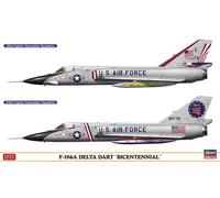 1:72 HASEGAWA F-106A Delta Dart Bicentennial (2 Kits) Kit HA02402