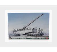 1:72 HASEGAWA Krupp Gun K5(E) Leopold Winter Camouflage 1941 +Fig. Kit HA30070