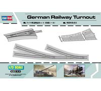 Hobby Boss German Railway Turnout Model Kit (1/72 Scale)