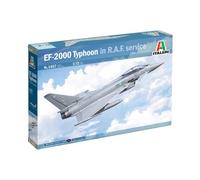 1:72 Italeri Eurofighter Typhoon Ef-2000 In R.A.F. Service Kit IT1457 Modellino
