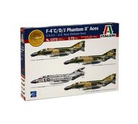 1:72 Italeri F-4 C/D/J Phantom Aces Kit IT1373 Modellino