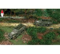 Italeri 7509 - M 3 Half Track - Fast Assembly (2 Pcs) Model Kit Scala 1:72