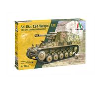 Sd.kfz. 124 Wespe 10,5cm Leichte Feldhaubitze 1:72 Plastic Model Kit ITALERI