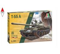 Italeri 7081 T-55 A, scala 1:72, plastic model kit, modello in plastica da monta