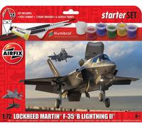 1/72 Kit Airfix Starter Set - Lockheed Martin F-35B Lightning Ii A55010