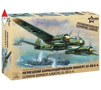 1/72 Kit Zvezda German bomber Junkers Ju 88A4 7282
