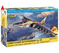 1/72 Kit Zvezda Soviet attack aircraft SU-25 Frogfoot 7312