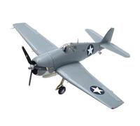 1: 72 Per il modello da caccia US F6F in lega pressofusa con supporto per aerei militari adatto alla decorazione Set da gioco per hobby in miniatura