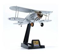 1 72 Per il Regno Unito MK1 Twin Wing Fighter Modello in lega pressofusa con supporto e ruote, display decorazione Set da gioco per hobby in miniatura