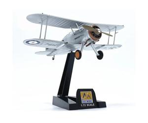 1 72 Per il Regno Unito MK1 Twin Wing Fighter Modello in lega pressofusa con supporto e ruote, display decorazione Set da gioco per hobby in miniatura
