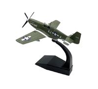 1: 72 Per La Seconda Guerra Mondiale Modello Di Aereo Da Caccia In Lega P51B Mustang Americano Prodotto Finito Da Collezione