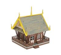 1:72 Temple Building Kits Architettura Building Model per il regalo ferroviario di modello