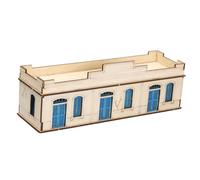 1/72 Wood House Model 3D Puzzle Diy Architecture Kit,Appartamento | superficie non dipinta per finiture personalizzate, sviluppa abilità pratiche, eccellente per layout di scenari, scelta di