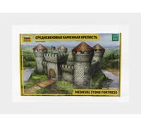 Medieval Fortress Stone Castle 1:72 Plastic Model Kit ZVEZDA