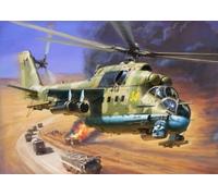 MIL-24P Helicopter 1:72 Plastic Model Kit ZVEZDA