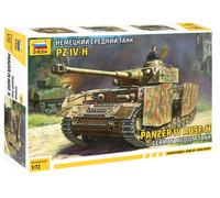 Zvezda Kit di costruzione 1:72 Panzer IV Ausf.H (Sd.Kfz.161/2) in plastica ZS5017