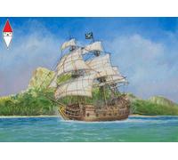 1/72 Zvezda Pirate Ship Black Swan ZS9031