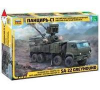 1/72 Zvezda Sa-22 Greyhound Russian Self-Propelled Anti-Aircraft System ZS5069