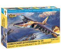 1:72 ZVEZDA Soviet Attack Aircraft Su-25 "Frogfoot" Kit ZS7312