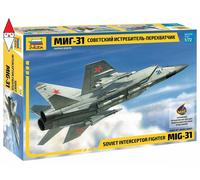 Zvezda Modellino aereo MiG-31 intercettore sovietico Kit plastica Scala 1:72 Z7229