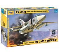 Su-24M Cy-24M Soviet Front Bomber Aircraft Plastic Kit 1:72 ZVEZDA