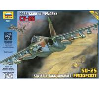Sukhoi Su-25 Soviet Attack Fighter 1:72 Plastic Model Kit 7227 ZVEZDA