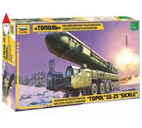 1/72 Zvezda Topol Ss-25 Sickle Russian Intercontinal Ballistic Missile La ZS5003