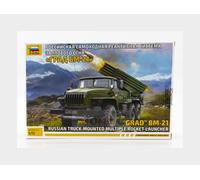 1:72 ZVEZDA Truck Grad Bm-21 Russian Mounted Multiple Rocket Launcher Kit ZS5051