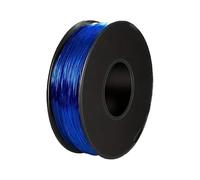 1.75mm 3D TPU Transparent Flexible Filament 1kg Roll Flex 3D Printer Filament Plastic Printing Materials Transparent Blue(Transparent Blue 1Kg)