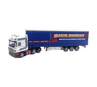 1:76 For David Murray DAF105 Heavy Duty Truck Container Truck Car Model Simulazione Lega Giocattolo Da Collezione Craft Macchinine Mini Auto