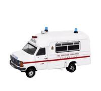 1:76 Per ambulanza dei vigili del fuoco A88 Modello di auto in lega Oggetti da collezione creativi Esposizione Decorazione da scrivania