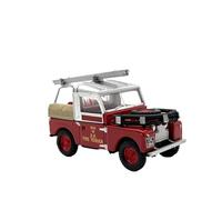 1:76 Per Land Rover 88 Allarme Antincendio Camion Dei Pompieri Kit Modello Di Auto Jeep Auto Giocattolo In Lega Giocattoli Metal Vehicles non RC