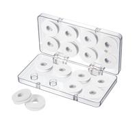 1.77" Pesce Linea Bobina,1 Set/16pz EVA Schiuma Pesca,Bianco