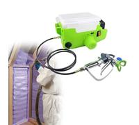 1.7L Airless Paint Sprayer Machine - Portable Rechargeable Backpack Cordless Paint Sprayer For Furniture, Walls & More, 6-Speed Adjustable,with 1.5m Hose,Green(Green)