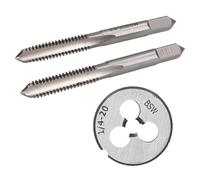 1/8" - 1/2" BSW Rubinetto & Die Whitworth rubinetto conico in acciaio al...