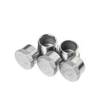 1/8" 1/4" 3/8" 1/2" 3/4" 1" 1-1/4" 1-1/2" 2" 3" 4" BSPP Maschio Acciaio inossidabile 304 Estremità svasata Testa quadrata(Male Blocking G2,5 PCS)