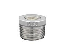 1/8 "1/4" 3/8" 1/2" 3/4" 1 "1-1/4" NPT maschio a femmina 304 boccola riduttore in acciaio inox 304 Connettore raccordo per tubo riduttore (NO8)