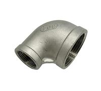 1/8" 1/4" 3/8" 1/2" 3/4" 1" 2" 3" 4" NPT Female Reducer 201 304 Stainless Steel Pipe Fitting Connector Coupler Water Gas Oil Pipe Fitting(BSPT SS304,2-1L2 TO 1-1L2