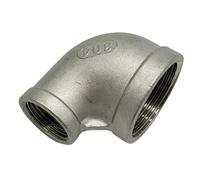 1/8" 1/4" 3/8" 1/2" 3/4" 1" 2" 3" BSPT Femmina Riduttore Raccordo for Tubo in Acciaio Inox 304 Connettore Accoppiatore Acqua Gas Olio(2 To 1-1l2 Inch Female-Female)