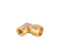 1/8 "1/4" 3/8" 1/2" 3/4" 1" femmina X filettatura maschio in ottone 90 gradi raccordo per tubo a gomito accoppiatore per adattatore in rame carburante acqua (colore : 3l8 M a 1l4 F)