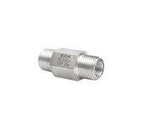 1/8" 1/4" 3/8" 1/2" 3/4" 1" Filettatura femmina maschio Valvola di ritegno in acciaio inossidabile 304 Valvola di non ritorno unidirezionale(Male to Male,3I8)
