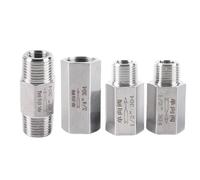 1/8 1/4 3/8 1/2 3/4 1 NPT Femmina Maschio Esagonale Valvola di ritegno unidirezionale di non ritorno in linea Acciaio inossidabile 304 1 pz(1/8",Male To Male NPT)