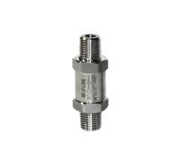 1/8" 1/4" 3/8" 1/2" 3/4" 1" NPT Filettatura femmina maschio Valvola di ritegno di tipo diviso in acciaio inossidabile 304 Valvola di non ritorno unidirezionale(Male to Male,1I8)