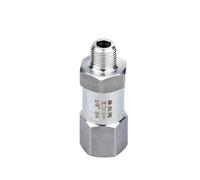1/8" 1/4" 3/8" 1/2" 3/4" 1" NPT Filettatura femmina maschio Valvola di ritegno di tipo diviso in acciaio inossidabile 304 Valvola di non ritorno unidirezionale(Male to Female,3I8)