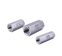 1/8 "1/4" 3/8 "1/2" 3/4 "BSPP Femmina porte complete valvola di ritegno aria unidirezionale compressore acqua liquido in acciaio inossidabile 304 unidirezionale(1/8",2PCS)